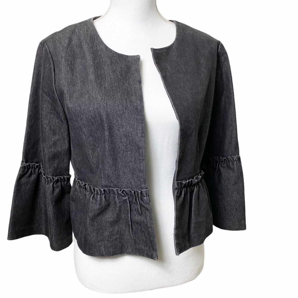Nicole by Nicole Miller Black Long Sleeve …